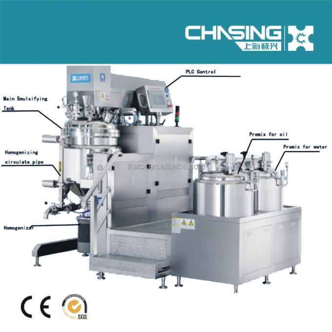 ACHTERVOLGEND Vacuüm emulgerende mixer dszl-100CQ (voor room, lotion, deeg, zalf.), met homogenisator, het verwarmen