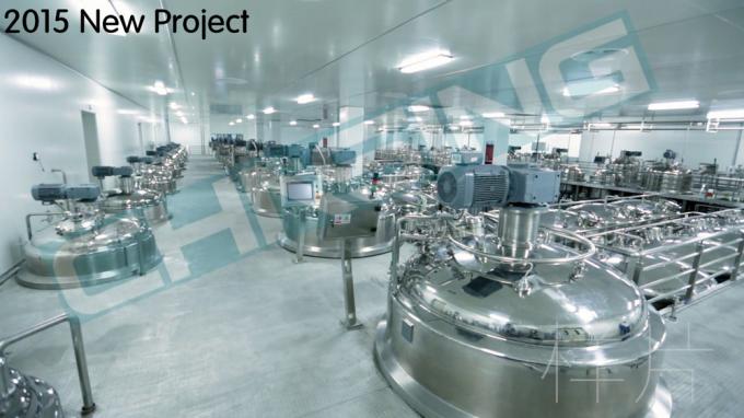 Shanghai die de Vloeibare Zeep het Maken van de de Installatiemixer van Machine/Mixing homogenisator en het vacuüm achtervolgen